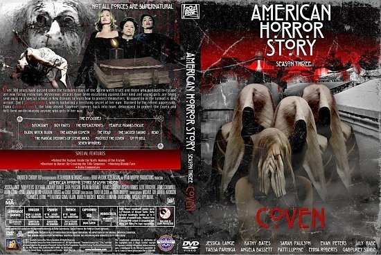 dvd cover american horror story season 3 dm
