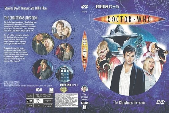 dvd cover Doctor Who The Christmas Invasion
