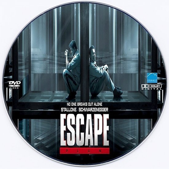 dvd cover Escape Plan Custom DVD Label