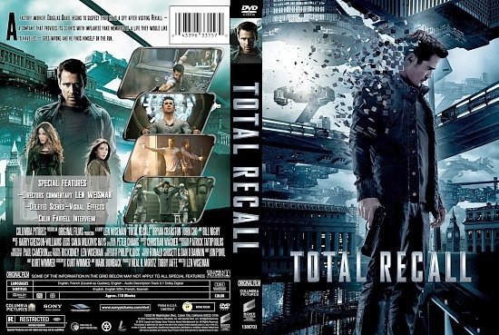 dvd cover Total Recall (2012)