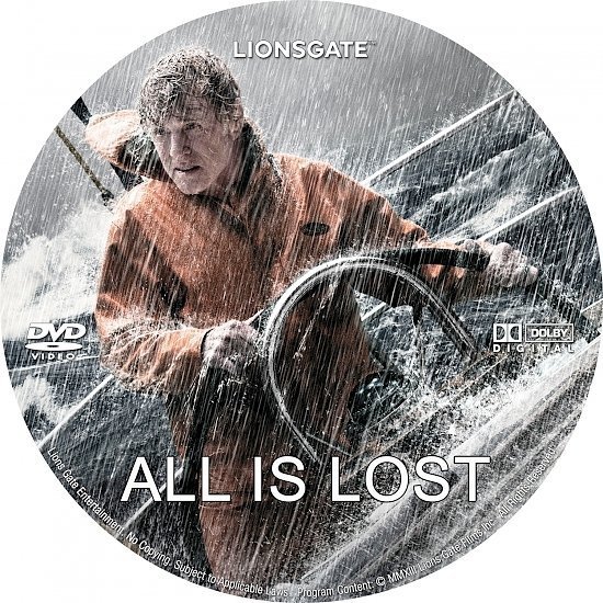dvd cover All Is Lost R0 Custom