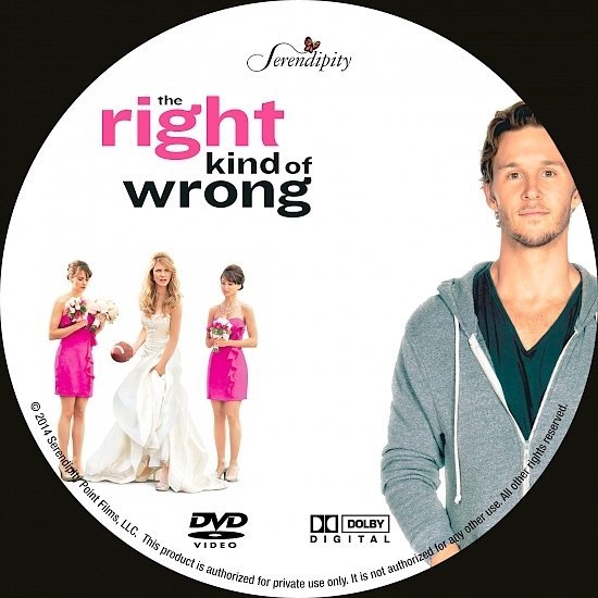 dvd cover The Right Kind of Wrong R1 Custom