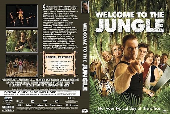 dvd cover Welcome To The Jungle R1