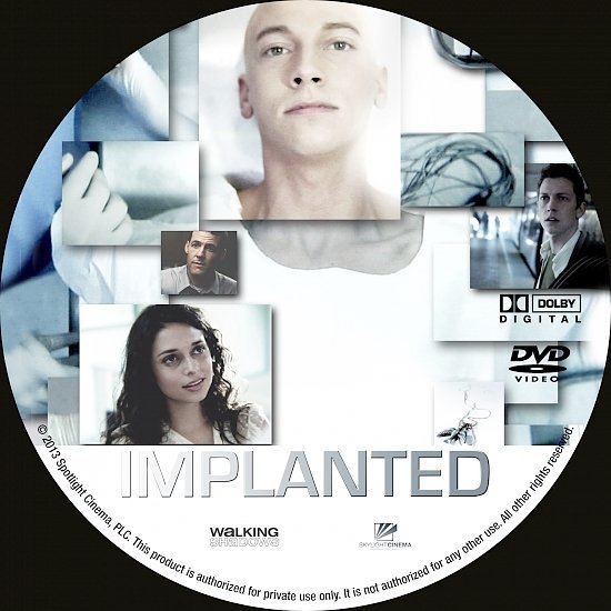 dvd cover Implanted R0 Custom