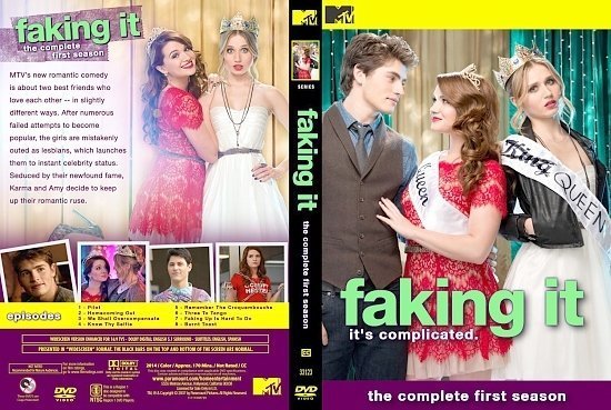 dvd cover Faking It The Complete First Season