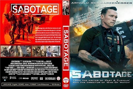 dvd cover Sabotage
