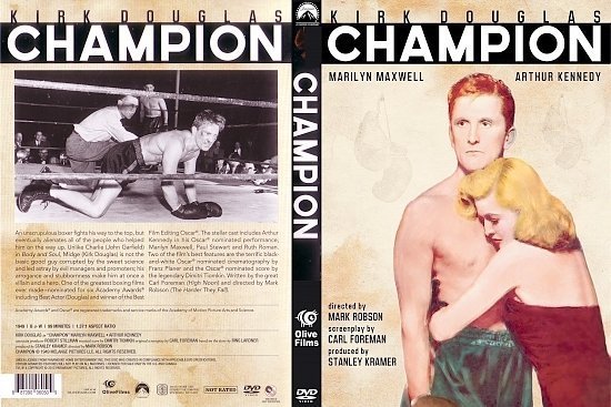 dvd cover Champion (1949) R1