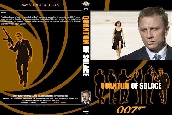 dvd cover Quantum Of Solace