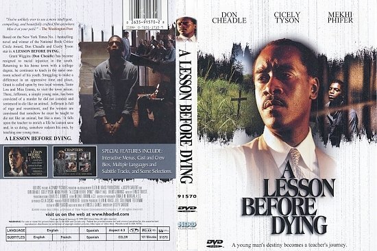 dvd cover A Lesson Before Dying (1999) R1