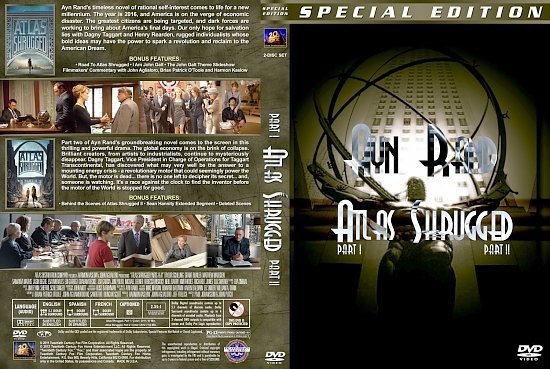 dvd cover Atlas Shrugged: Parts I & II version 1