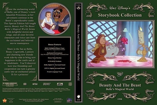 dvd cover Beauty And The Beast: Belle's Magical World