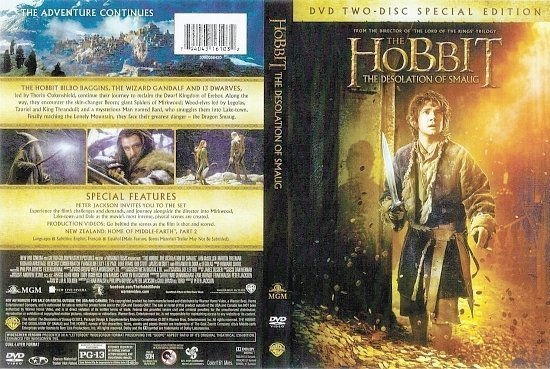 dvd cover The Hobbit: The Desolation Of Smaug R1