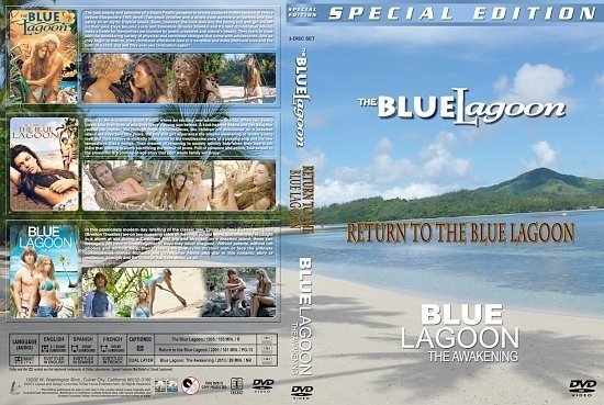 dvd cover Blue Lagoon Triple Feature