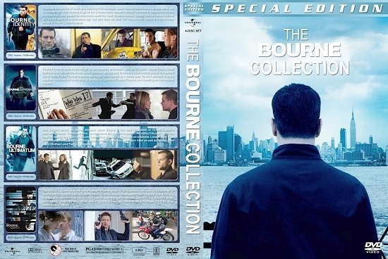 dvd cover The Bourne Collection