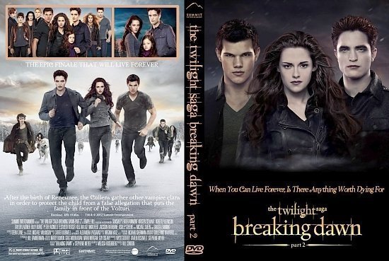 dvd cover Twilight Saga: Breaking Dawn Part 2 V3a