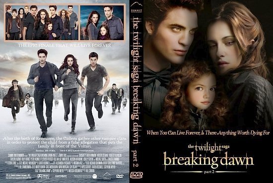 dvd cover Twilight Saga: Breaking Dawn Part 2 V1a