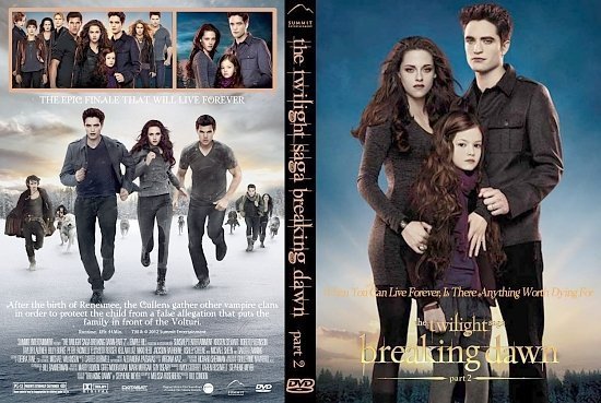 dvd cover Twilight Saga: Breaking Dawn Part 2 V2a