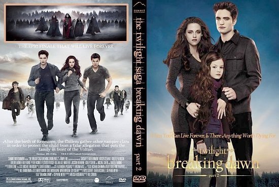 dvd cover Twilight Saga: Breaking Dawn Part 2 V2