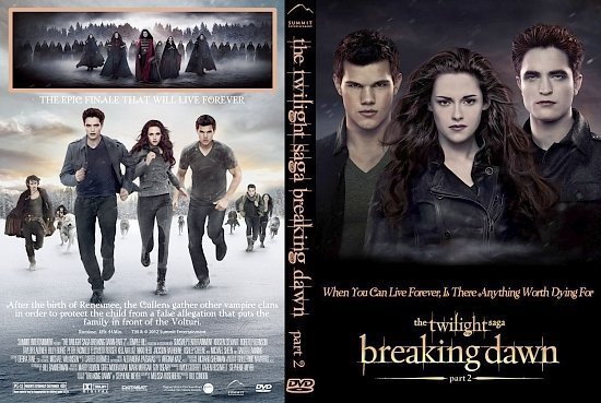dvd cover Twilight Saga: Breaking Dawn Part 2 V3