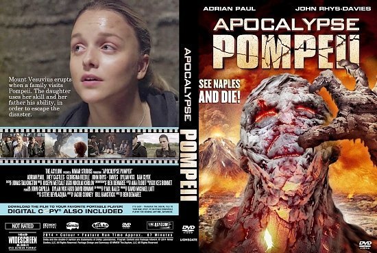 dvd cover Apocalypse Pompeii R0 Custom