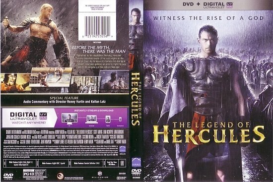 dvd cover The Legend of Hercules R1