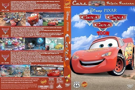 dvd cover Cars Trilogy
