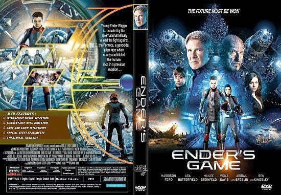 dvd cover Ender's Game R1 CUSTOM