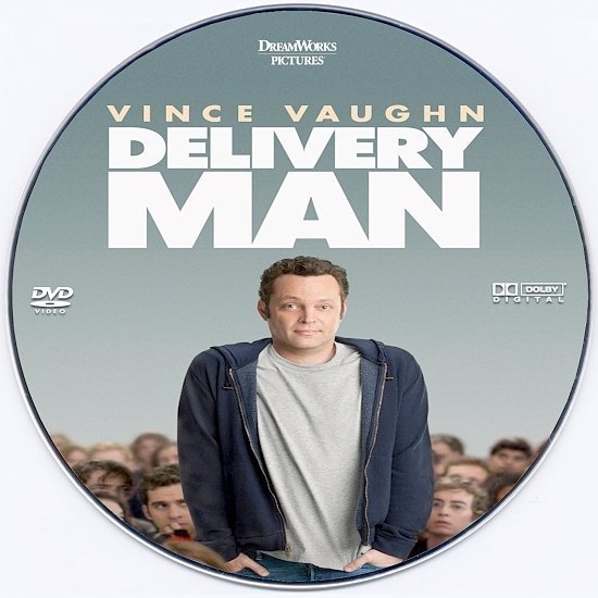 dvd cover Delivery Man Custom DVD Label