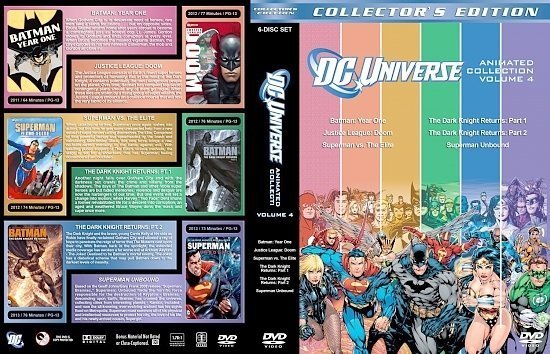 dvd cover DC Animated Collection Volume 4