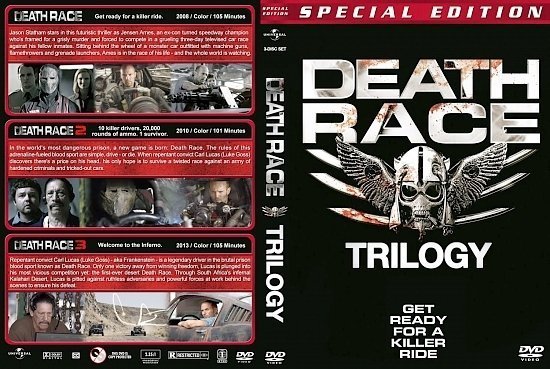 dvd cover Death Race Trilogy
