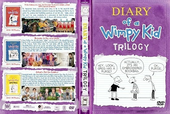 dvd cover Diary Of A Wimpy Kid Trilogy