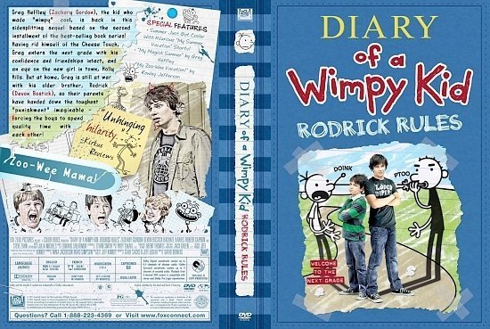 dvd cover Diary Of A Wimpy Kid Rodrick Rules