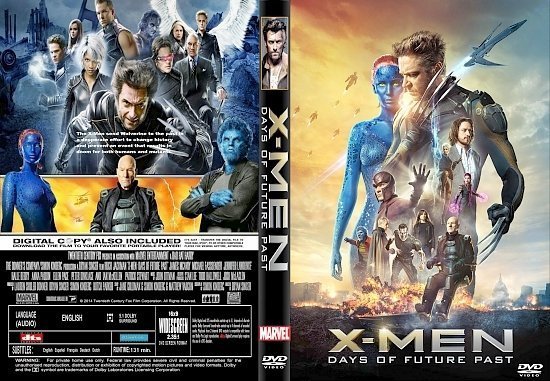 dvd cover X-Men Days of Future Past R0