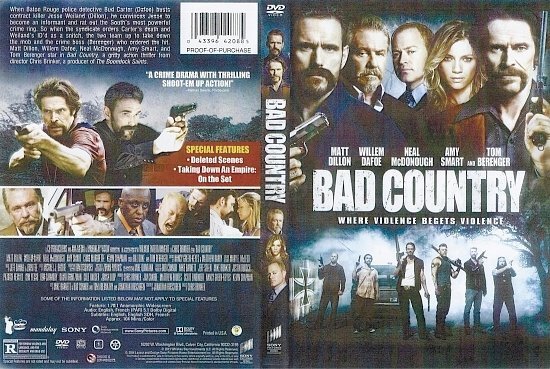 dvd cover Bad Country R1