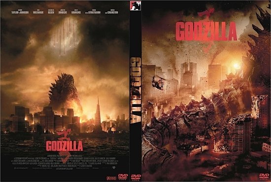 dvd cover Godzilla