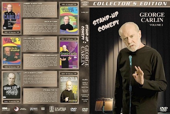 dvd cover Stand Up Comedy: George Carlin Volume 2