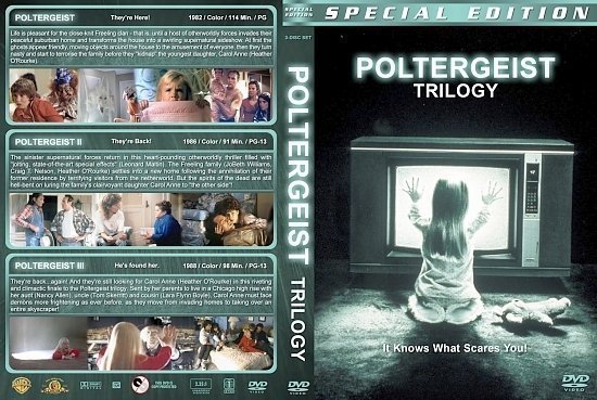 dvd cover Poltergeist Trilogy
