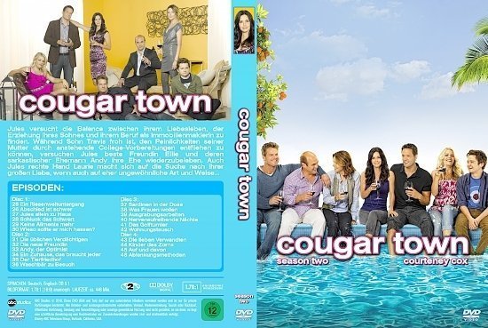 dvd cover Cougar Town - Staffel 2 (2010) german custom