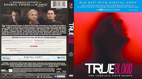 dvd cover True Blood Season 6 Blu ray