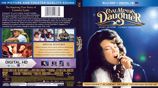 dvd cover Coal Miners Daughter