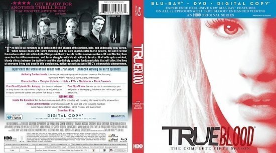 dvd cover True Blood Season 5 Blu ray