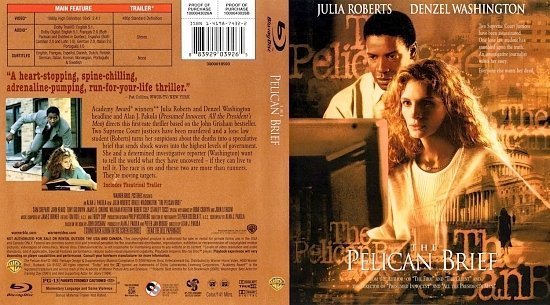 dvd cover The Pelican Brief1