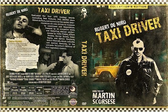 dvd cover Taxi Driver