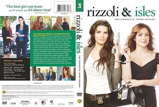 dvd cover Rizzoli Isles Season 3
