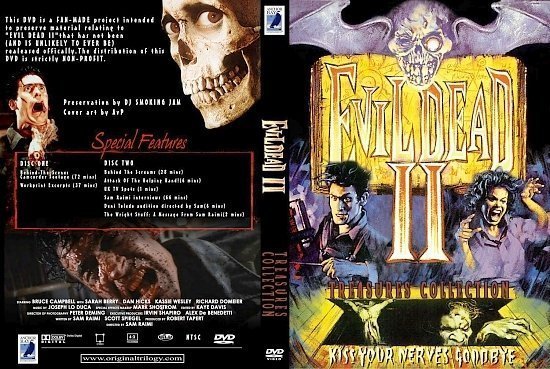 dvd cover The Evil Dead II