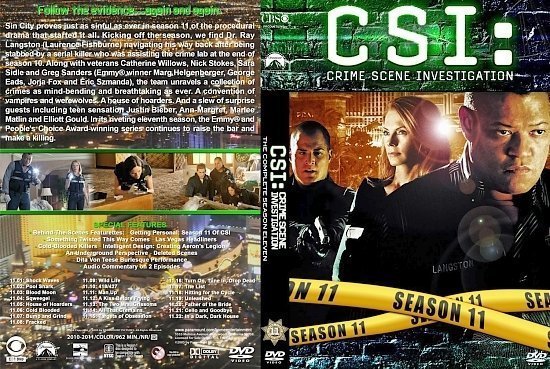 dvd cover CSI st S11