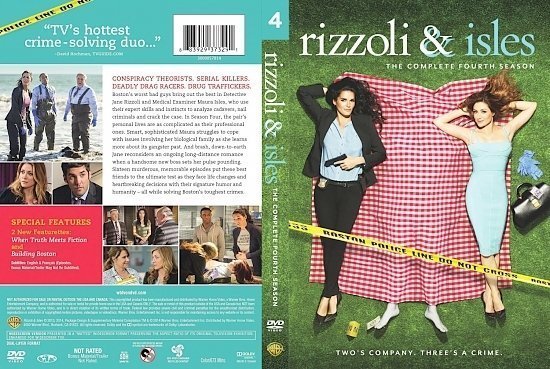 dvd cover Rizzoli Isles Season 4