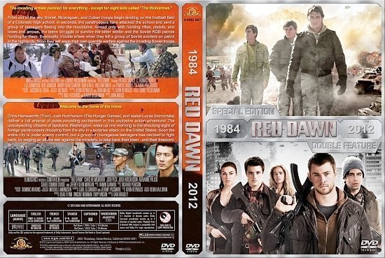 dvd cover Red Dawn Double Feature
