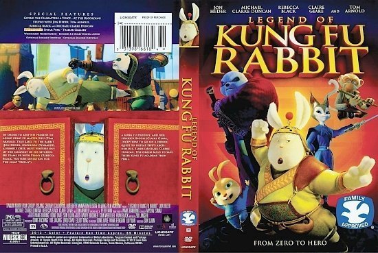 dvd cover Legend Of Kung Fu Rabbit