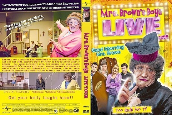 dvd cover Mrs Brown's Boys Live Tour